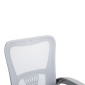 Καρέκλα γραφείου εργασίας LISE mesh γκρι 57x53x90/100
