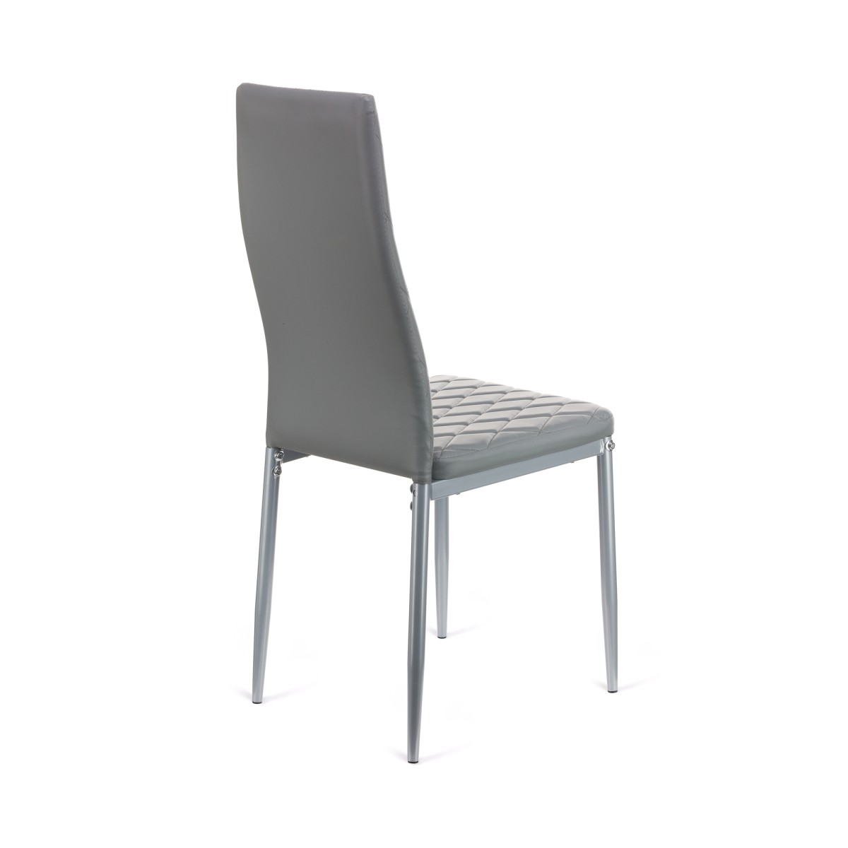 Καρέκλα Viva μέταλλο-PU γκρι-γκρι πόδι 42x48x98