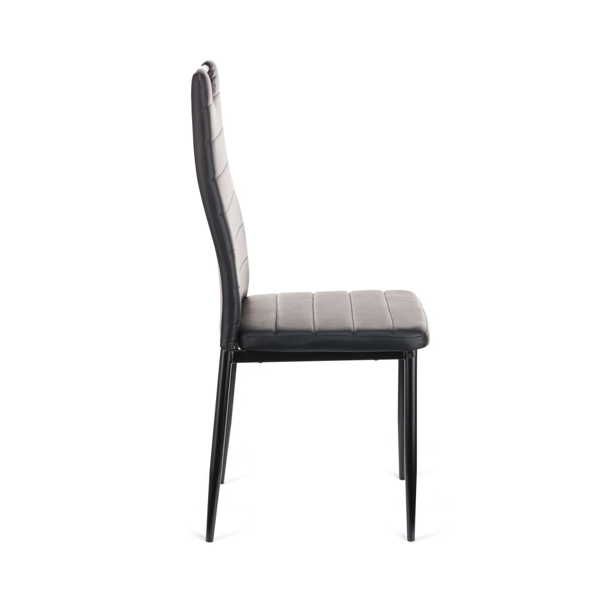 Καρέκλα Tonia PU μαύρο-πόδι μαύρο 52x43x96