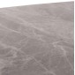 Τραπέζι Rav γκρι μαρμάρου sintered stone-μαύρο μέταλλο 120x70x75