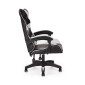 Καρέκλα γραφείου gaming William PU μαύρο-λευκό 60x59x108/118