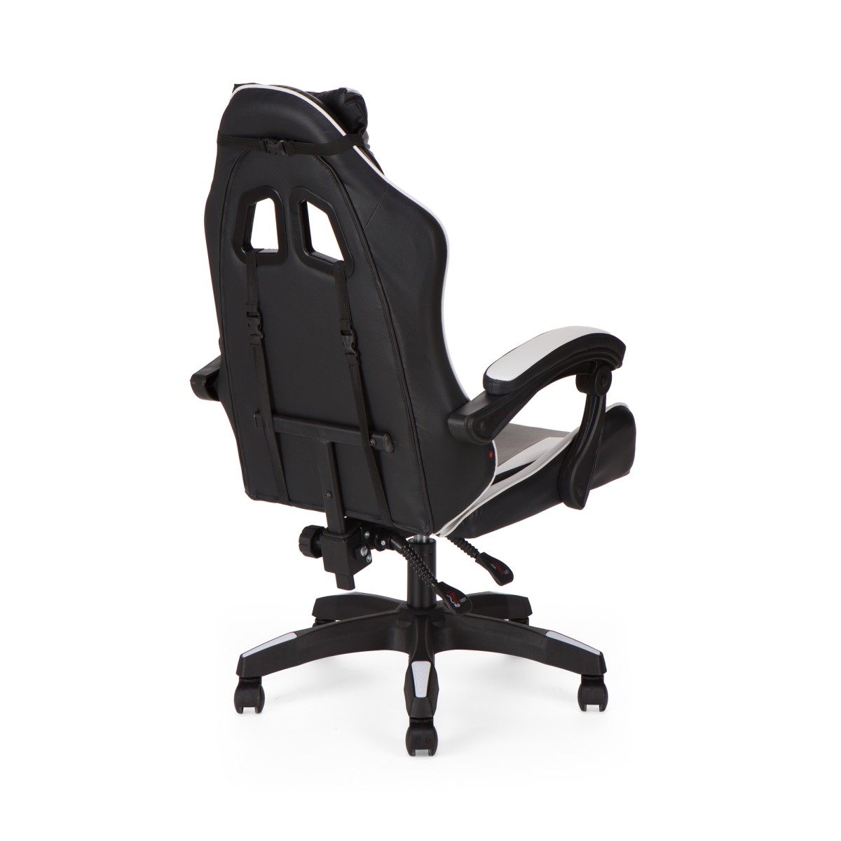 Καρέκλα γραφείου gaming William PU μαύρο-λευκό 60x59x108/118