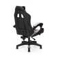Καρέκλα γραφείου gaming William PU μαύρο-λευκό 60x59x108/118