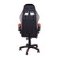 Καρέκλα γραφείου gaming William PU μαύρο-κόκκινο 60x59x108/118