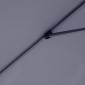 Ομπρέλα κήπου AIR αλουμινίου χρώμα ανθρακί 3x3m.