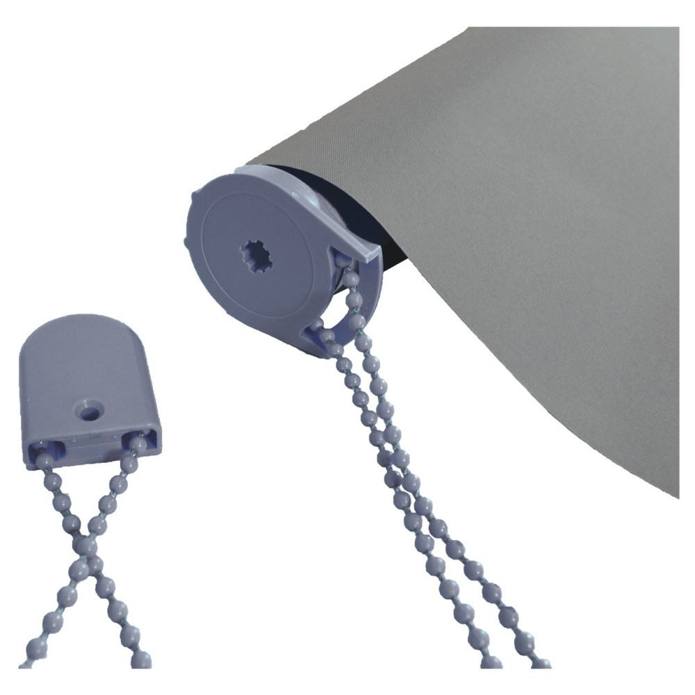 Κουρτίνα-στόρι roller black out σε χρώμα γκρι 120x210