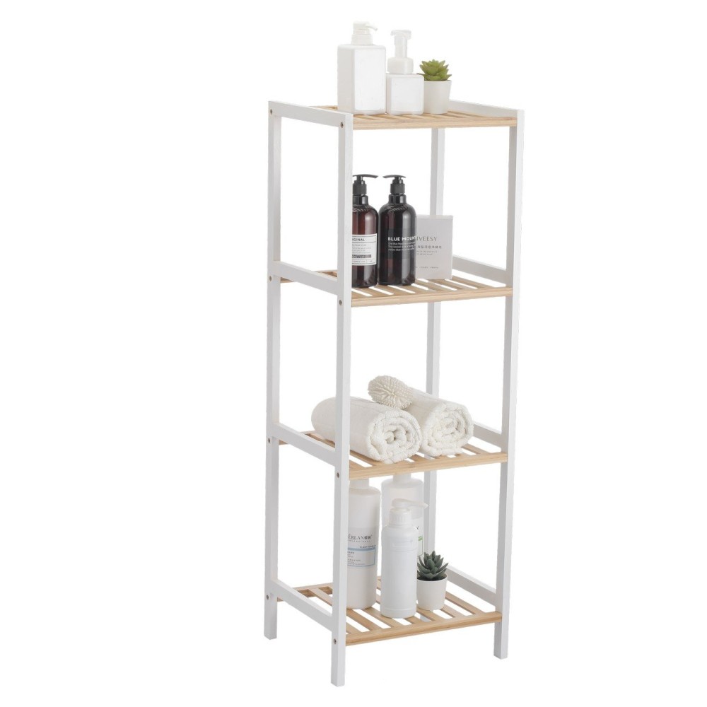 Ραφιέρα kit απο mdf σε χρώμα λευκό/σονόμα 35x35x100