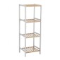 Ραφιέρα kit απο mdf σε χρώμα λευκό/σονόμα 35x35x100