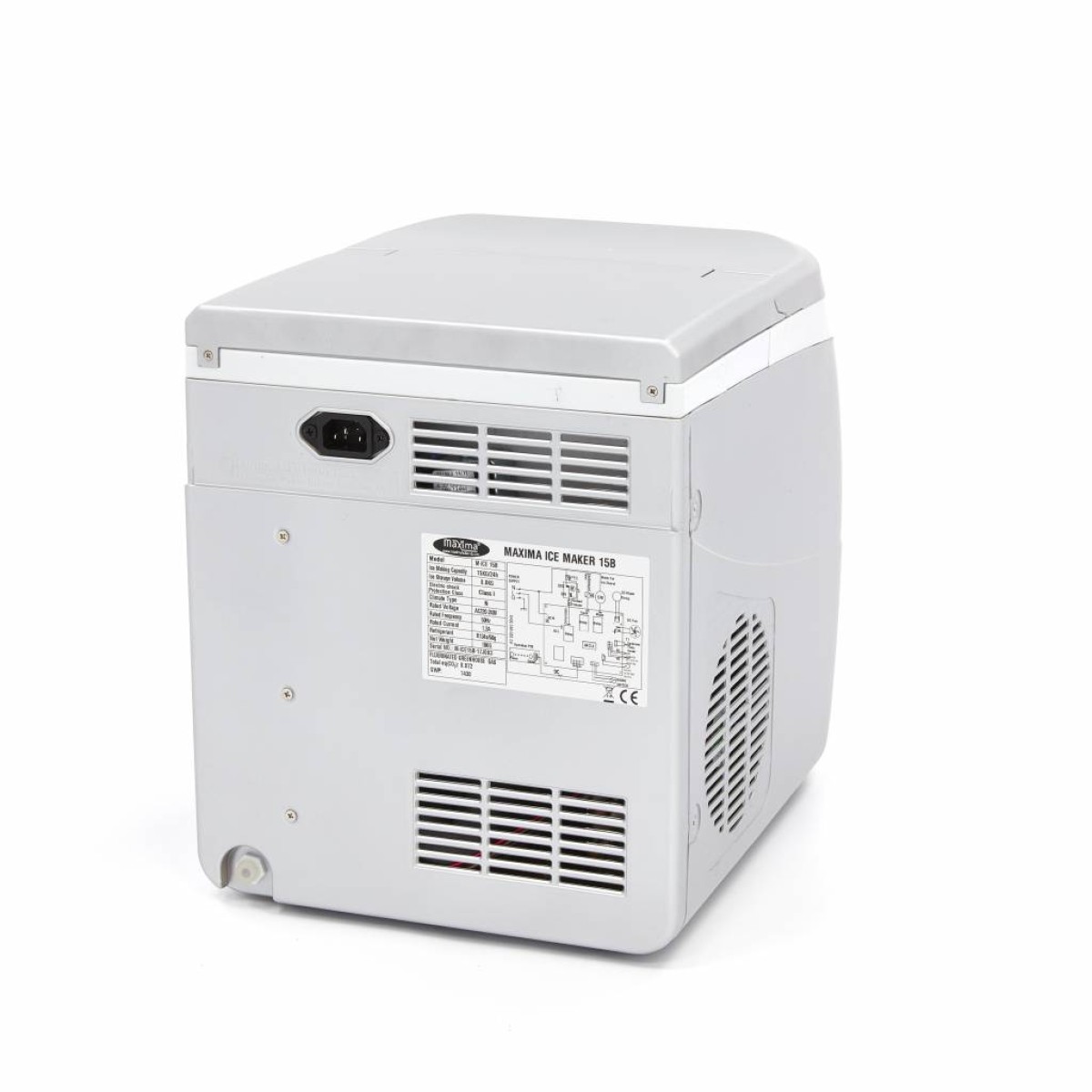 Ice Machine - 15kg/day - Bullet Cubes - Air Cooled