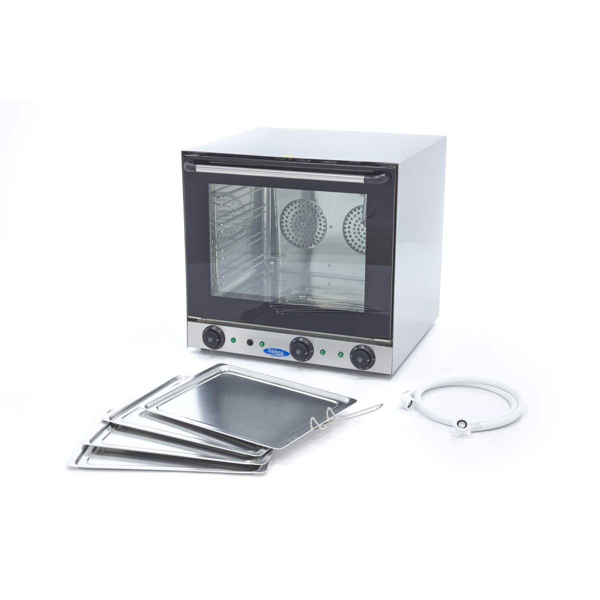 Convection Oven - Grill and Steam - Fits 4 Trays - Built-in Timer