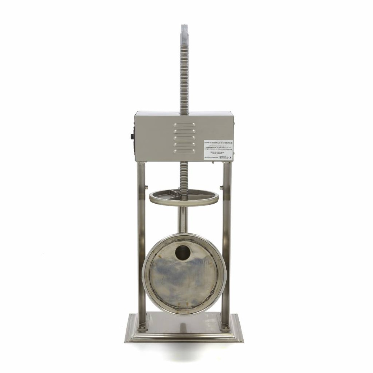 Sausage Stuffer - 20L - Automatic - Vertical - incl 4 Filling Tubes