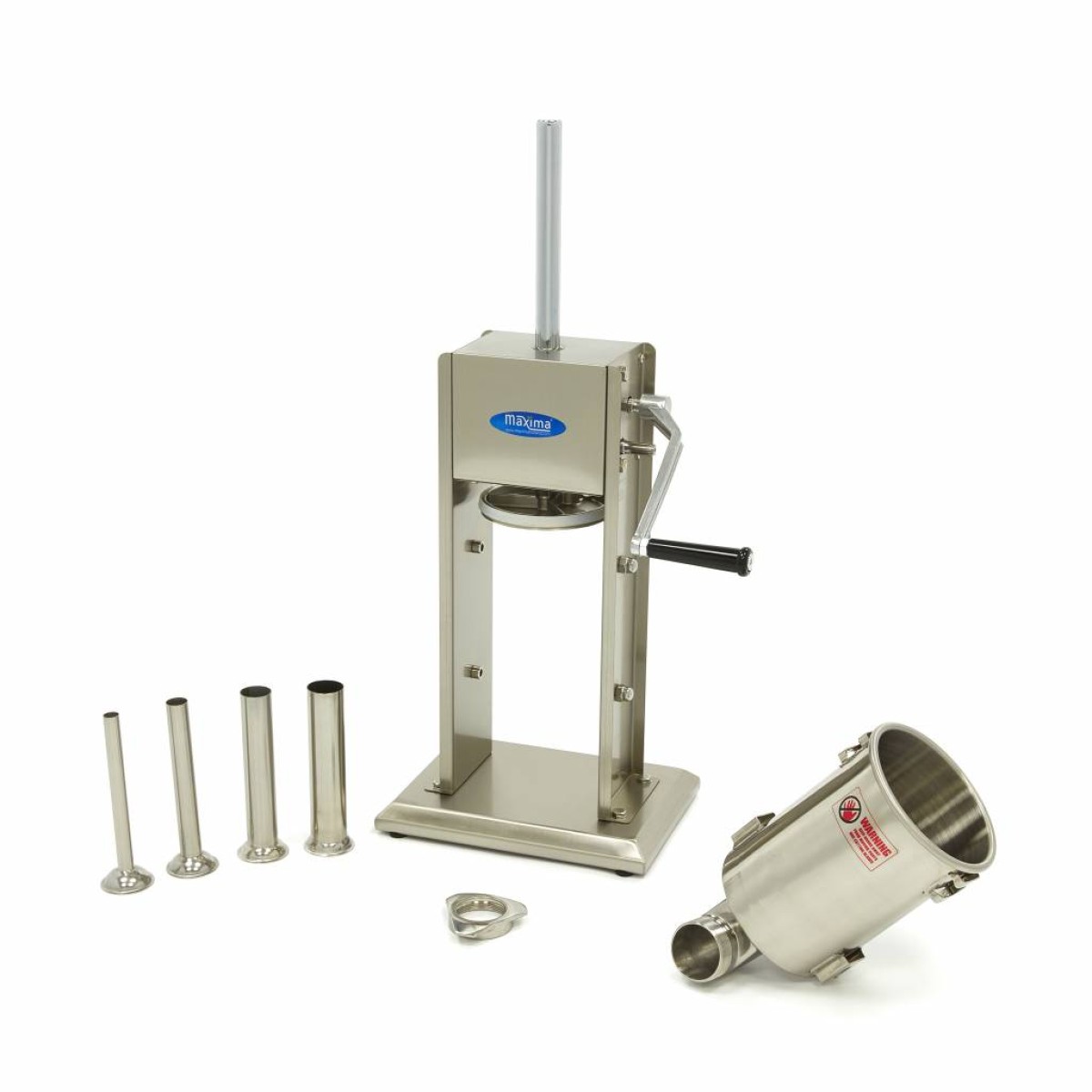 Sausage Stuffer - 3L - Vertical - incl 4 Filling Tubes