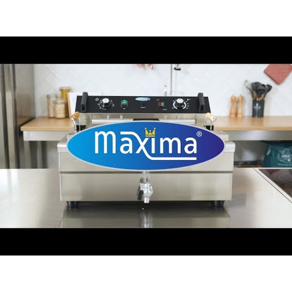 Deep Fryer - 20L - 1 Basket - with Drain Tap