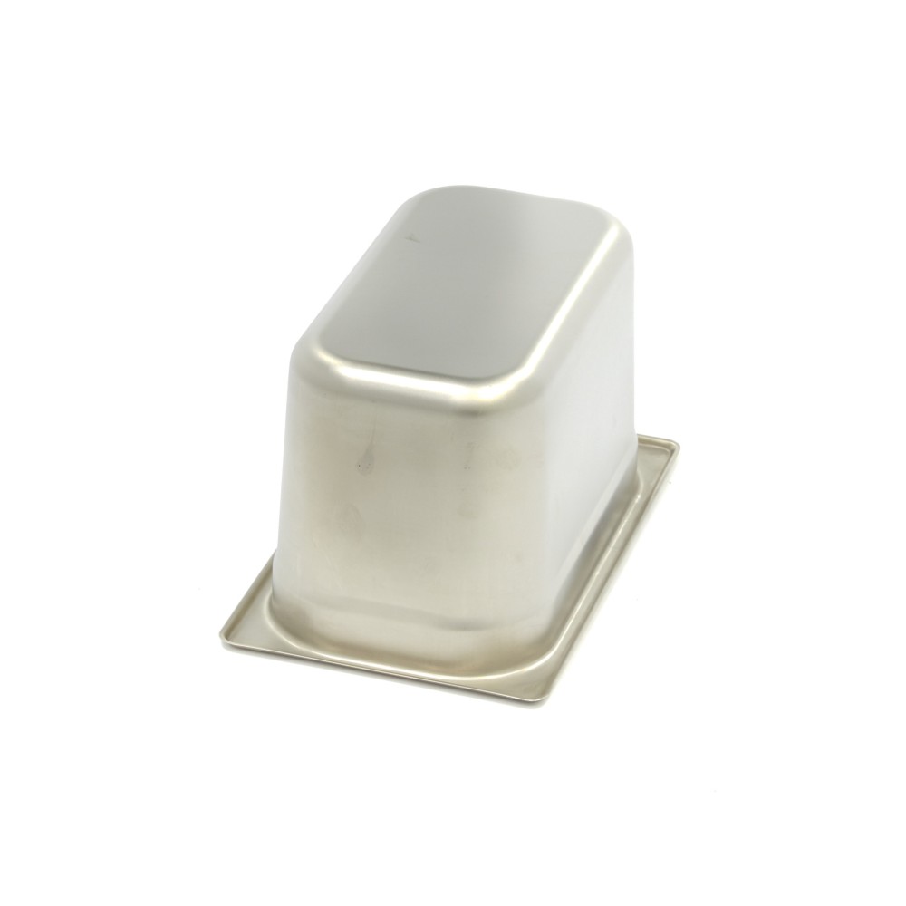 Gastronorm Container - 1/4 GN - 15cm Deep - Stainless Steel