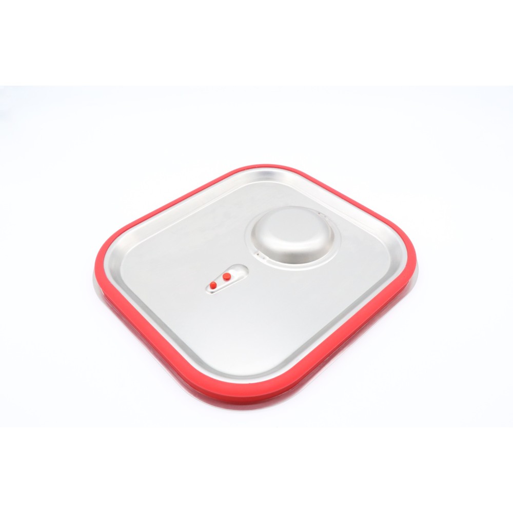 Gastronorm Lid - 2/3 GN - Stainless Steel - Airtight Seal