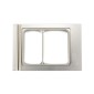 Menu Tray 225 x 175 mm - Small - 2 Compartments