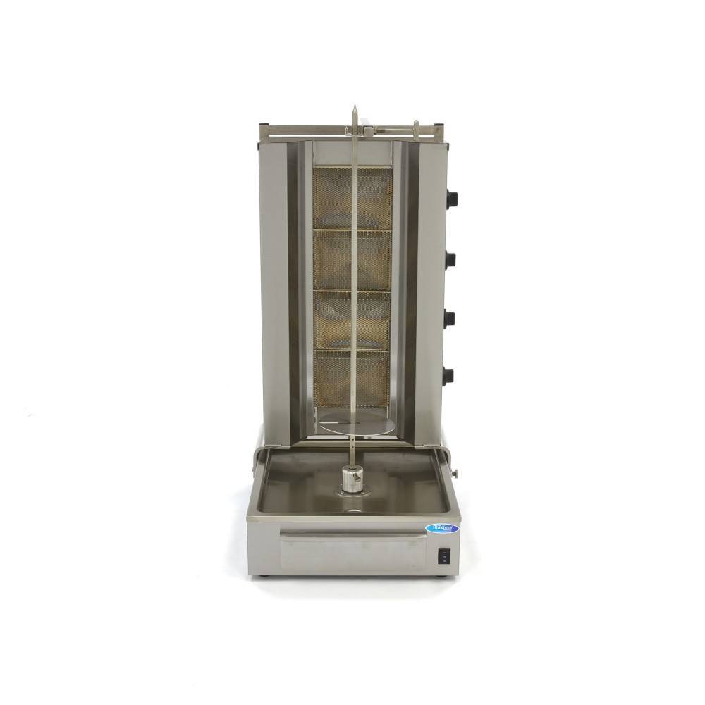 Kebab Grill - 4 Burners - 70kg Meat - Gas