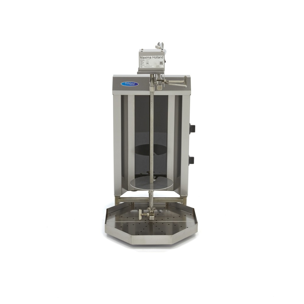 Kebab Grill - 2 Burners - 20kg Meat - Electric