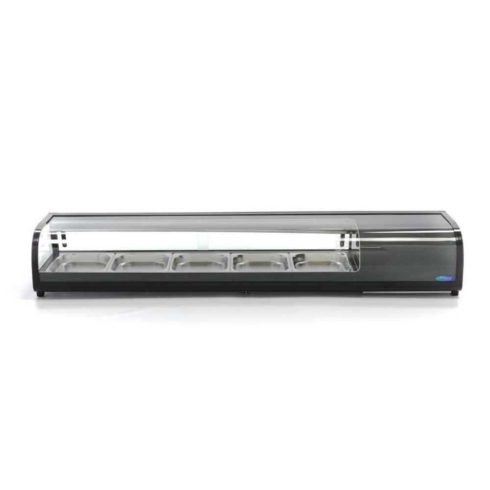 Sushi and Tapas Display -132L - incl 5 x 1/2 GN - Tabletop