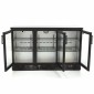 Drinks Fridge - 3 Hinged Doors - 6 Adjustable Shelves