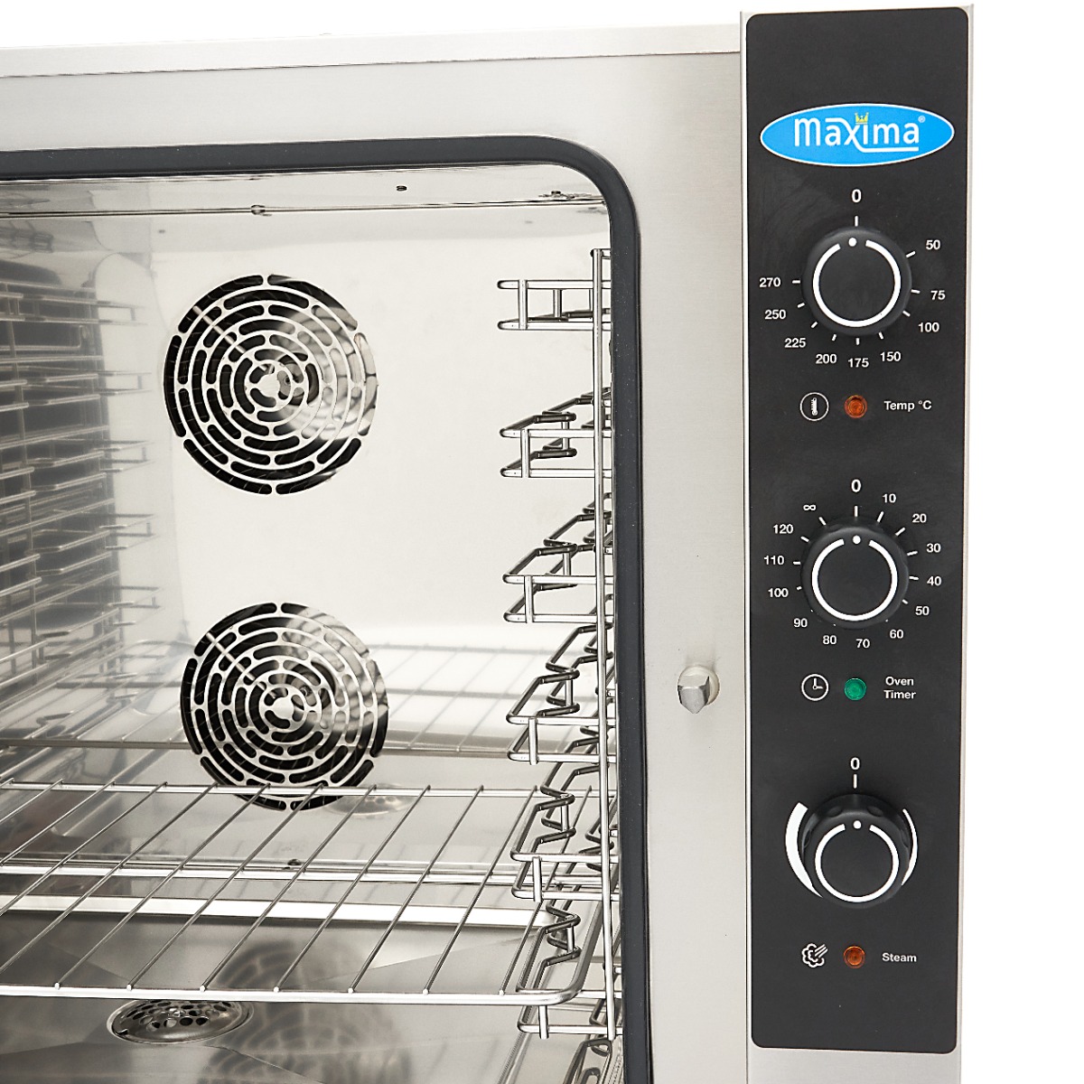 Combi Steam Oven - Fits 6 Trays (1/1 GN / 60 x 40 cm) - Analogue - 400V