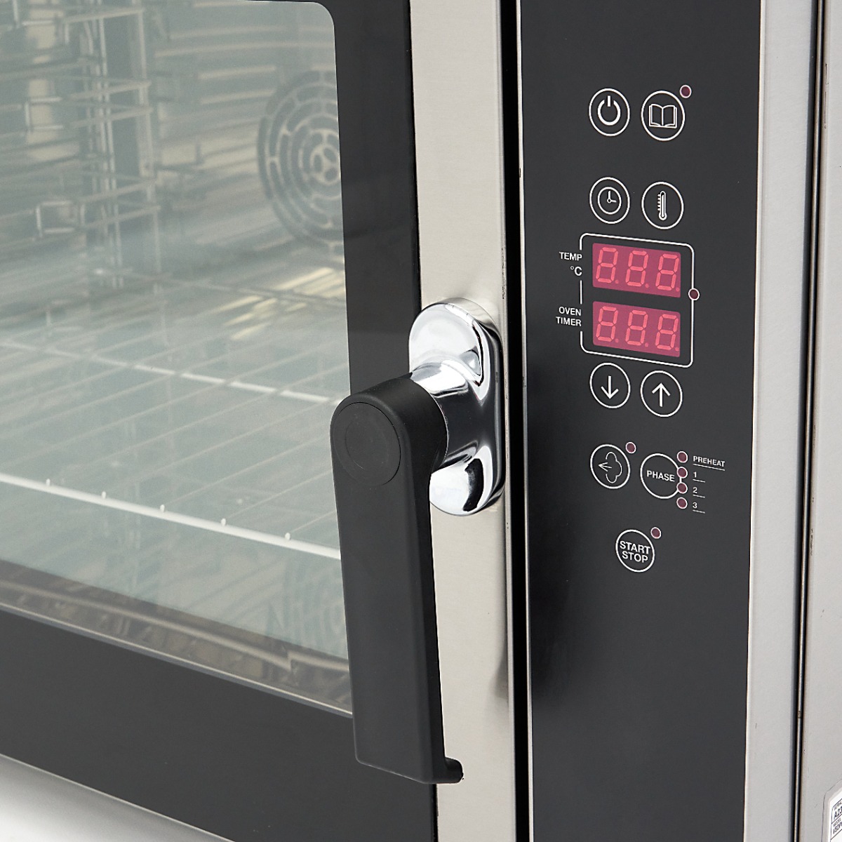 Combi Steam Oven - Fits 4 Trays (1/1 GN / 60 x 40cm) - Digital Display - 400V
