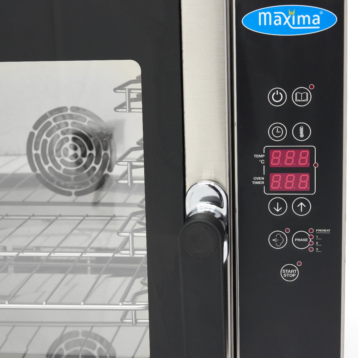 Combi Steam Oven - Fits 4 Trays (1/1 GN / 60 x 40cm) - Digital Display - 400V
