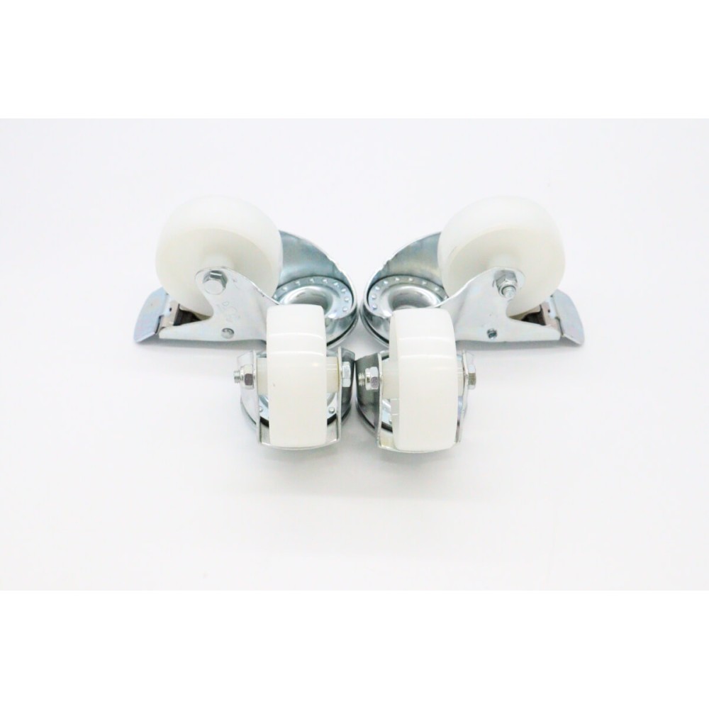Wheels set for Table Steamer - 2 with brackes - 4.3 Inch / 11 cm