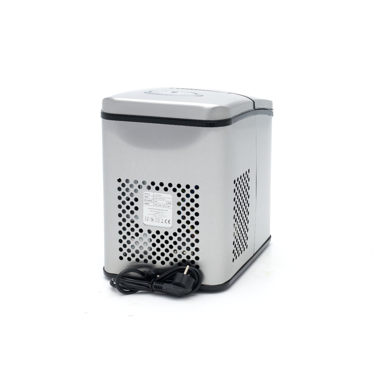 Ice Machine - 10-12kg/day - Bullet Cubes - Air Cooled - Silver