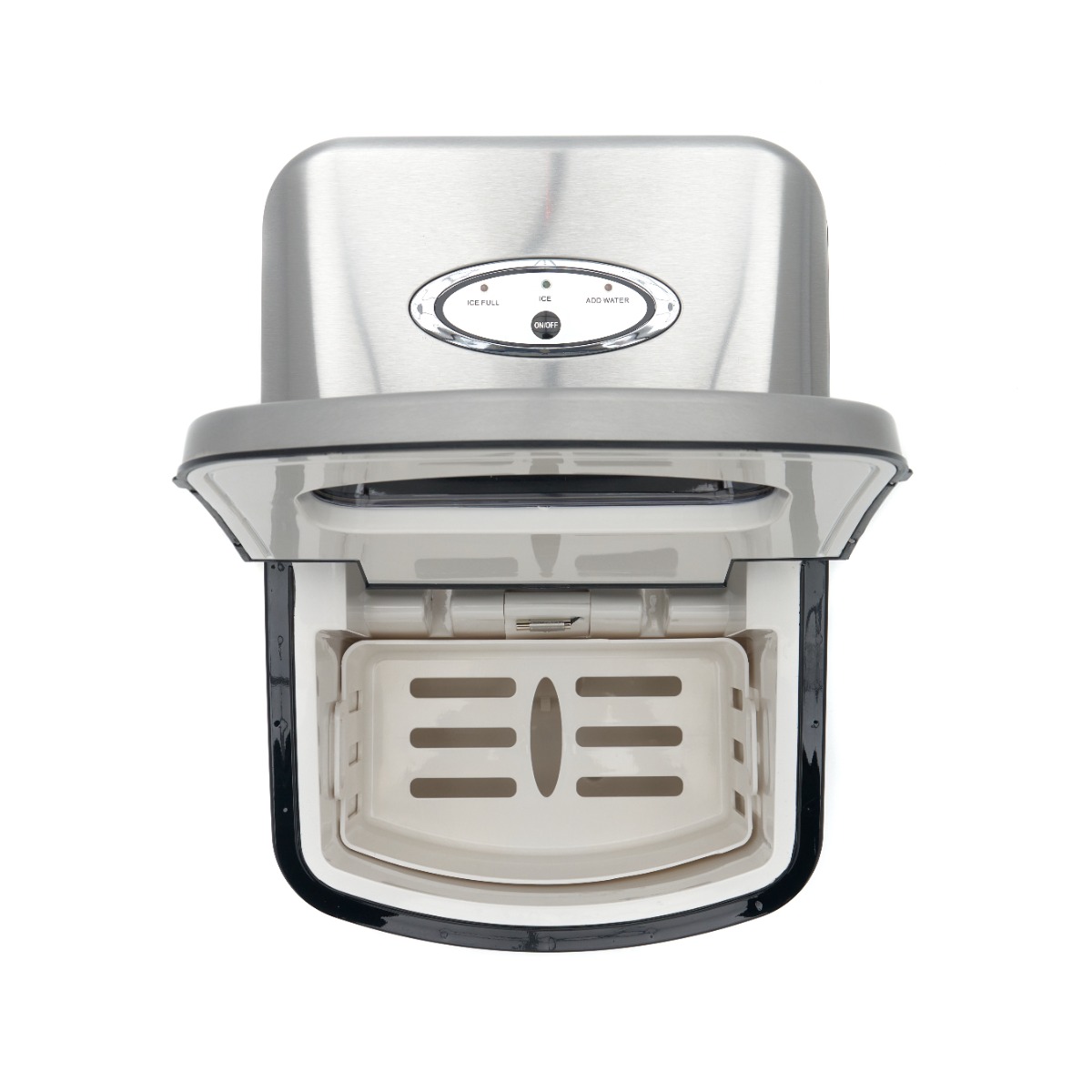 Ice Machine - 10-12kg/day - Bullet Cubes - Air Cooled - Silver