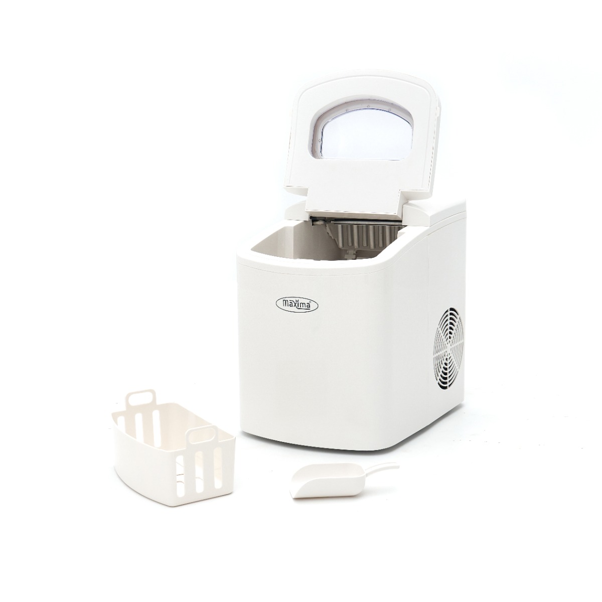 Ice Machine - 10-12kg/day - Bullet Cubes - Air Cooled - White