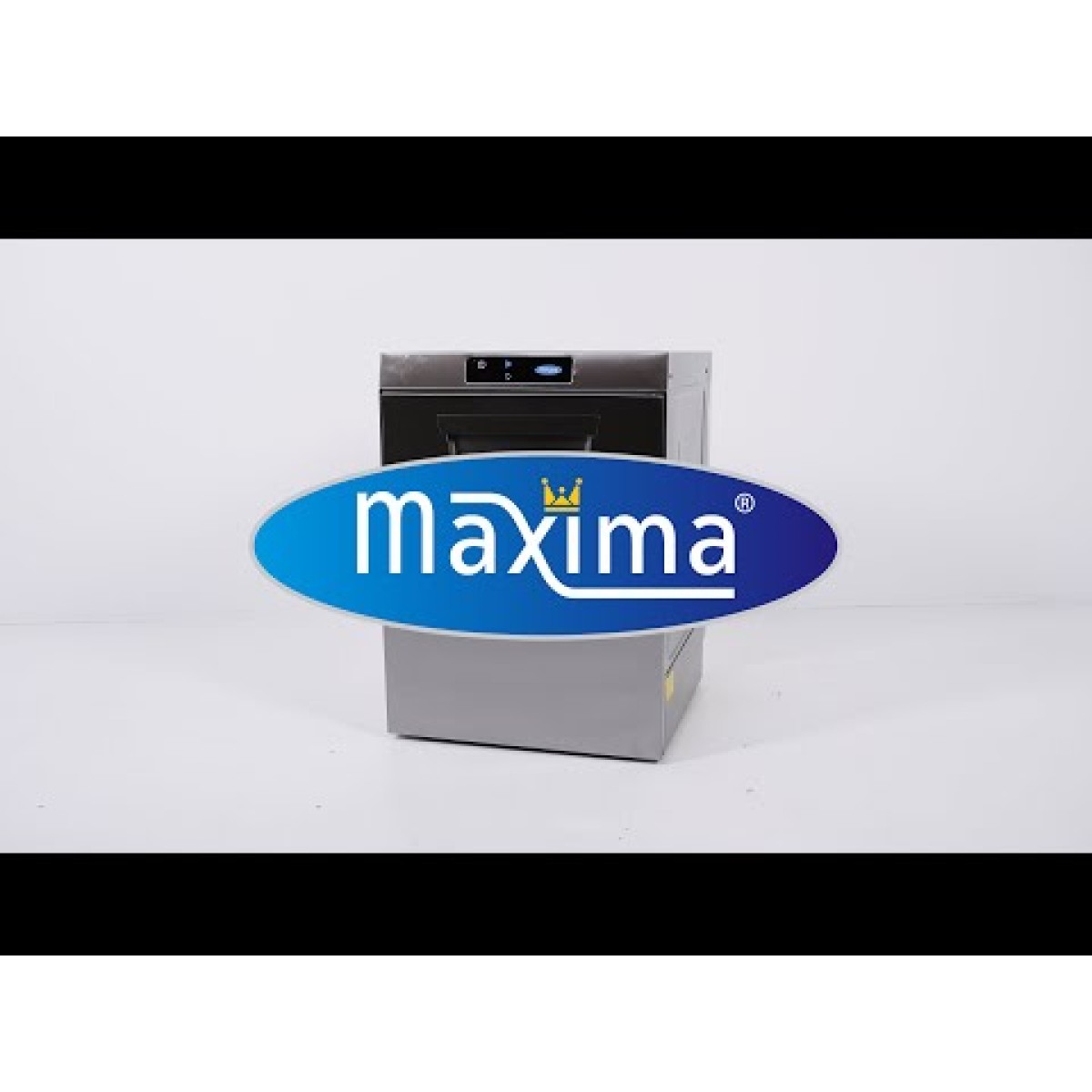 Glass Washer - 35 x 35cm - with Rinse Aid Pump - Digital Display - 230V