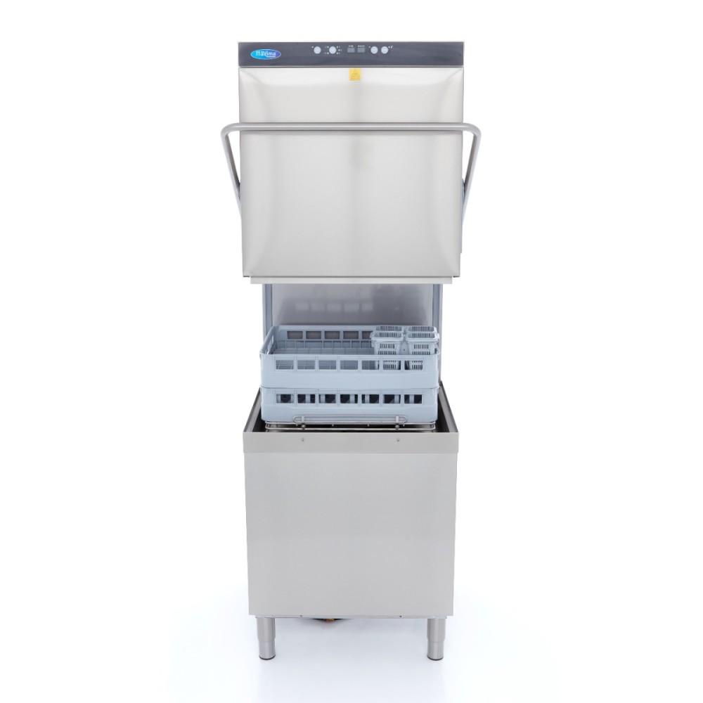 Pass Through Dishwasher - 50x60cm - With Rinse Aid and Soap Pumps - 400V