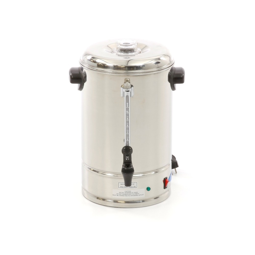 Coffee Percolator - 10L - 80 Cups - Removable Coffee Filter