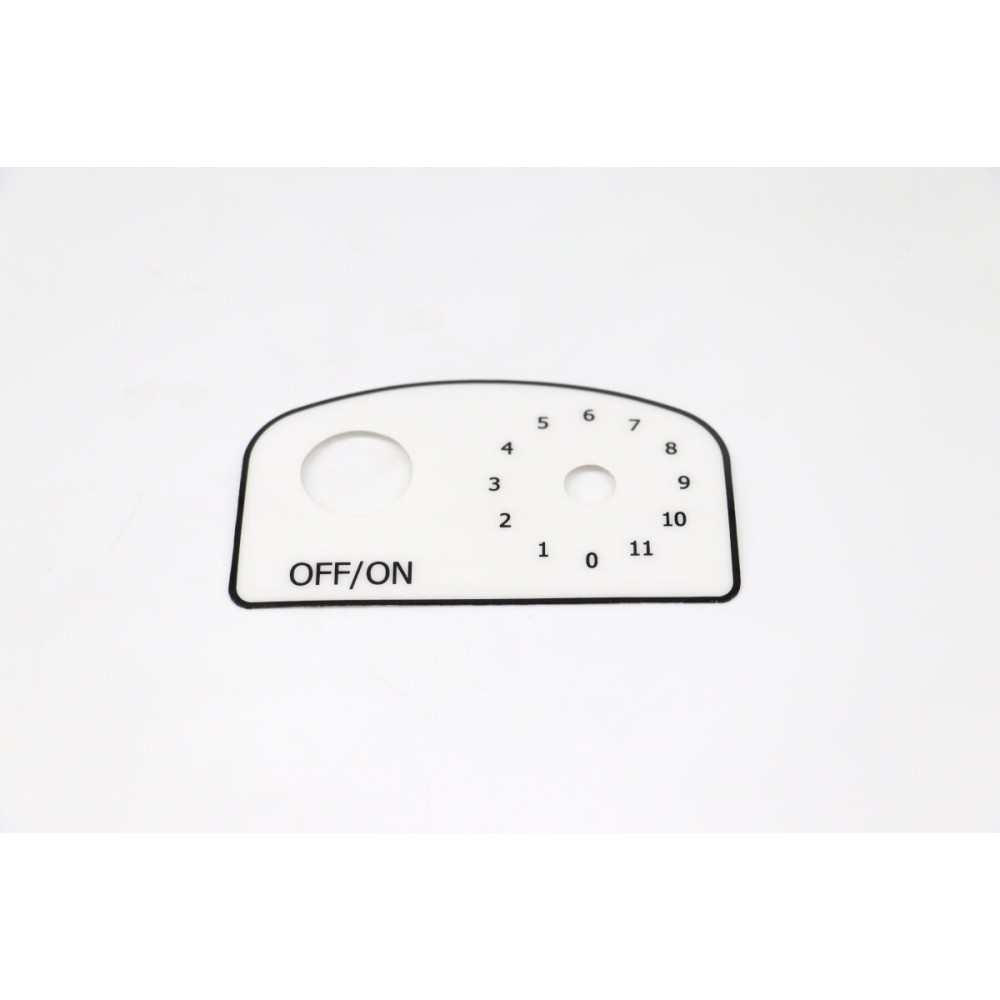 MPM7 - Label For Control Panel #10
