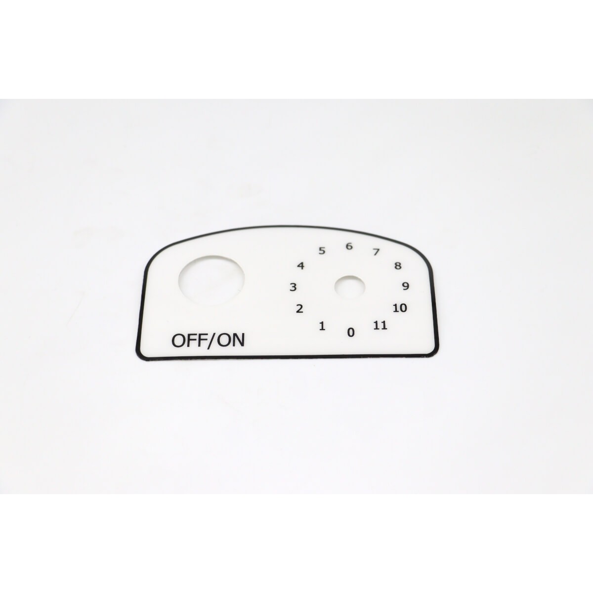MPM7 - Label For Control Panel #10