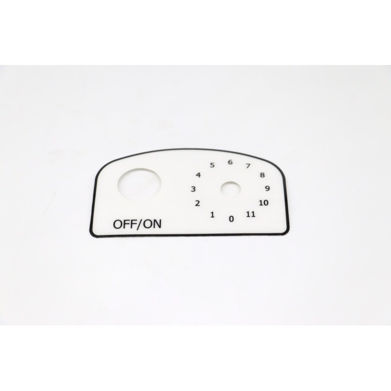 MPM7 - Label For Control Panel #10