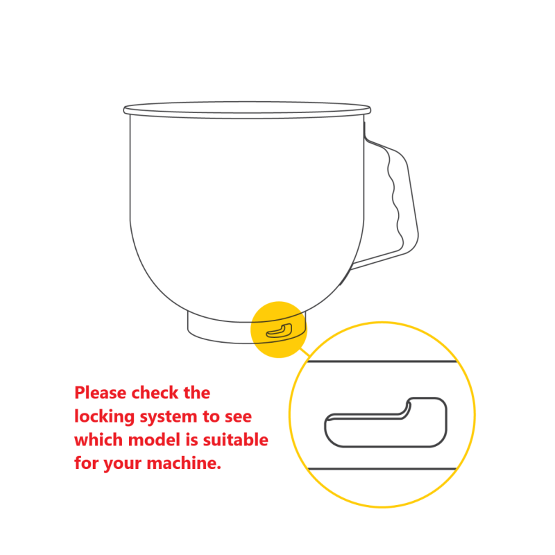 MPM 7 Stainless Steel Bowl 7L - model 2
