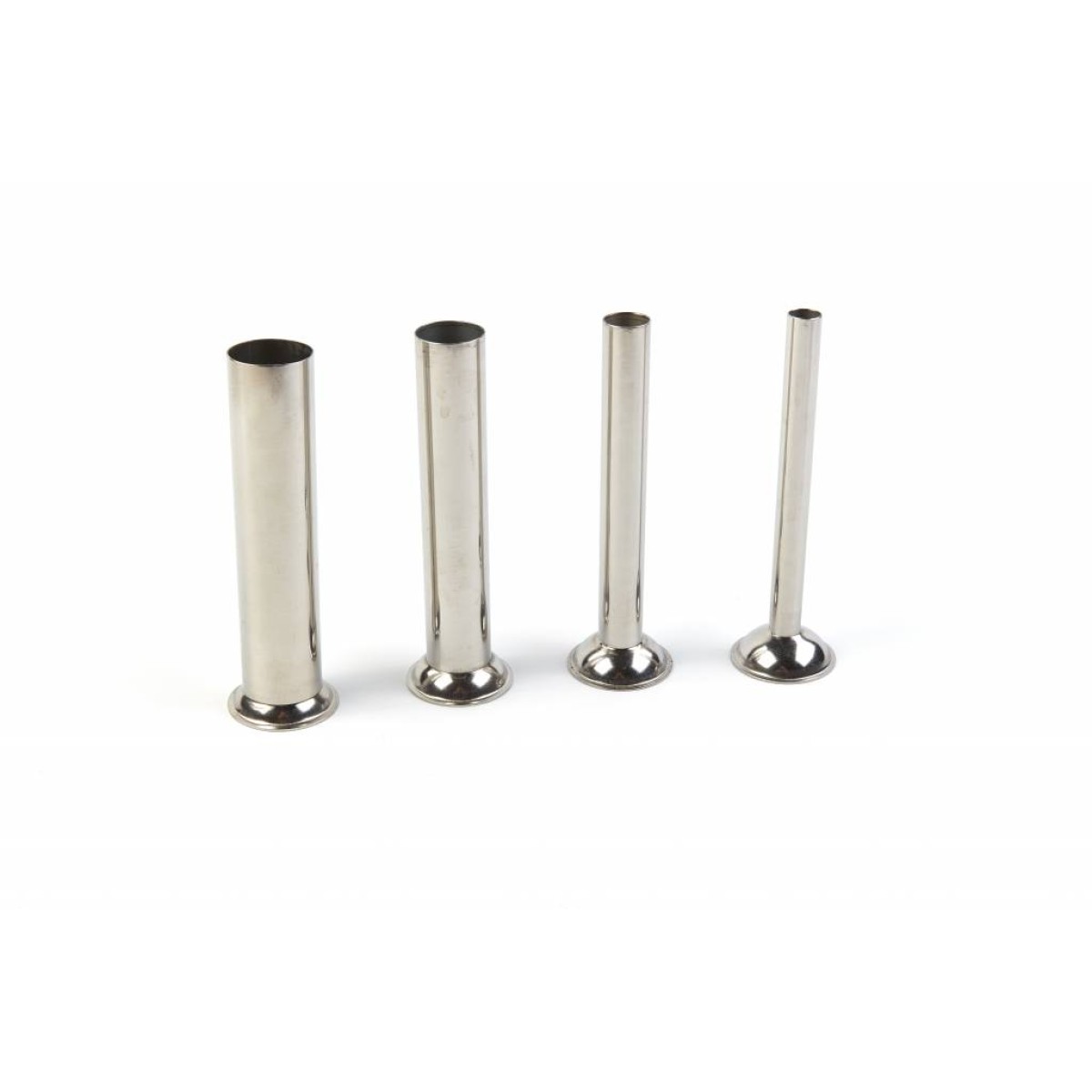 Sausage Filler Stainless Steel Tubes - Set of 4 Pieces