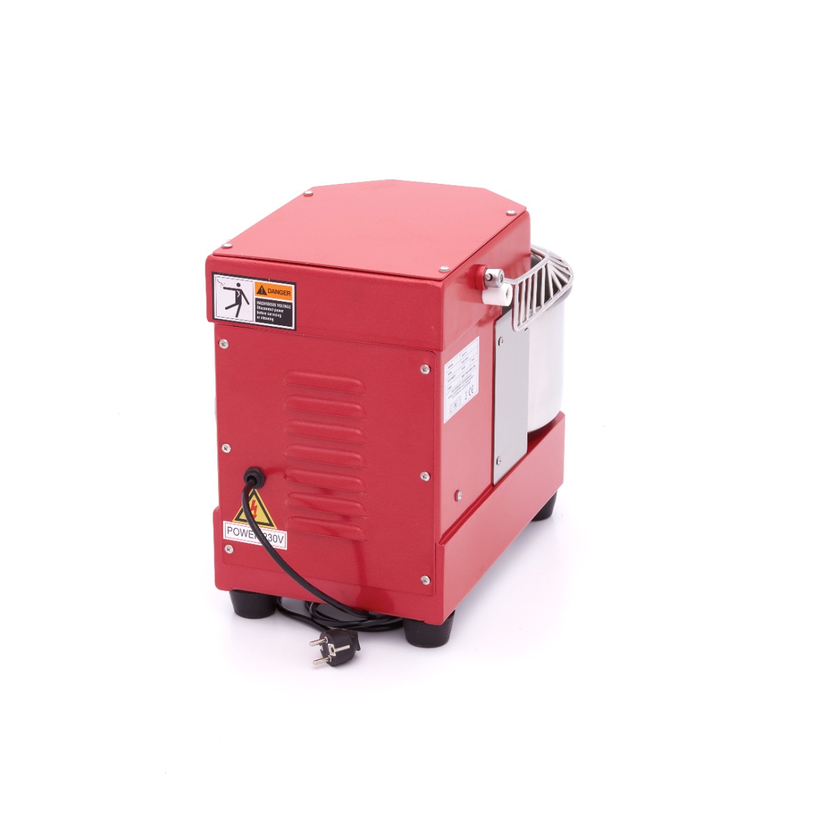 Dough Mixer - 8L - 4,5kg Dough - Raspberry Red