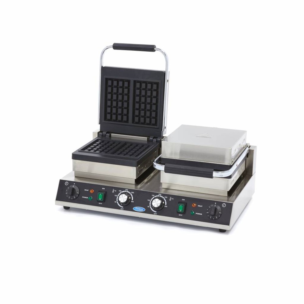 Waffle Maker - 4 Pieces - Belgian - Double