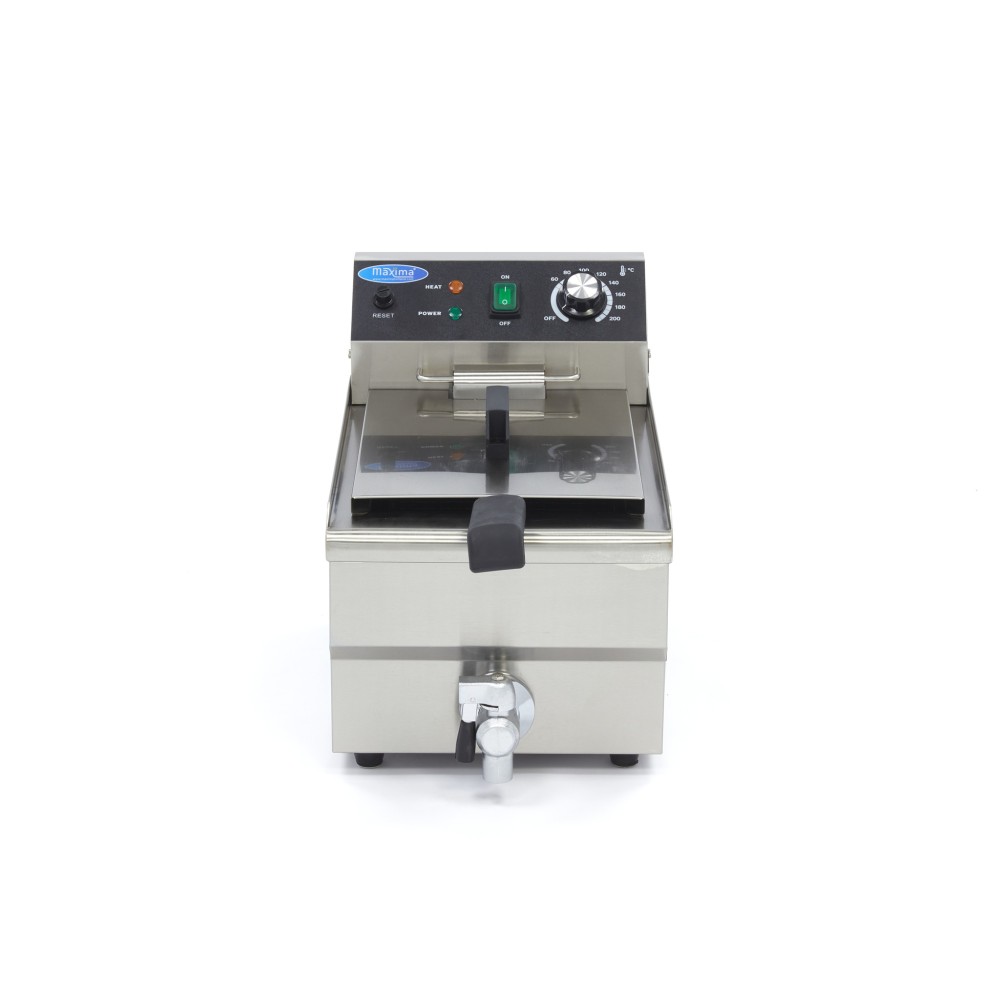 Deep Fryer - 10L - 1 Basket - with Drain Tap