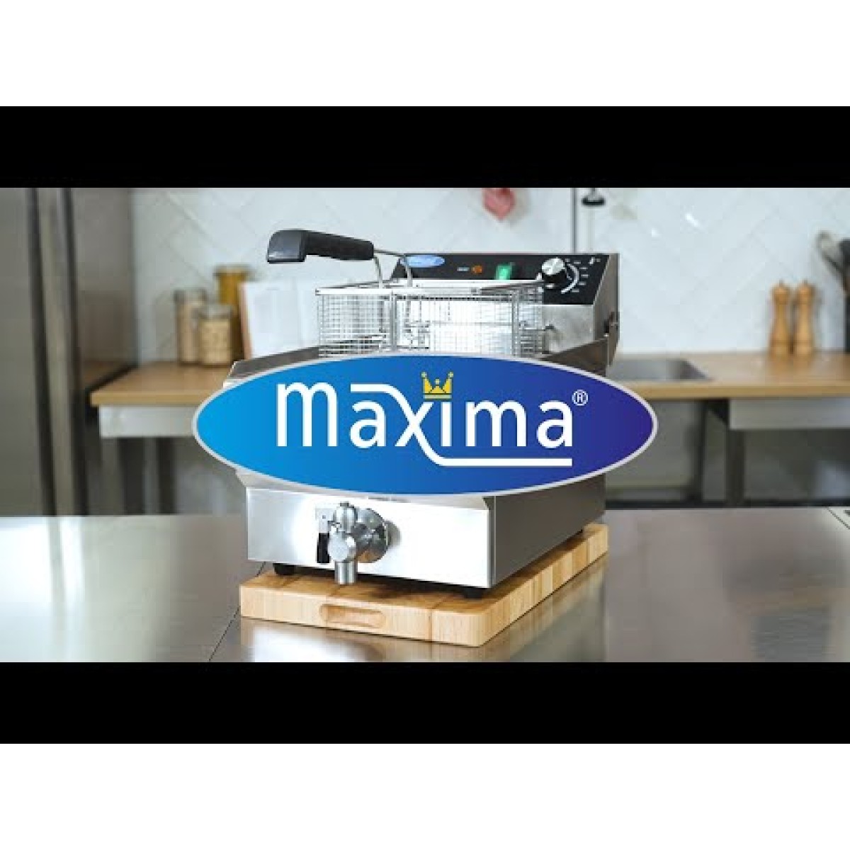 Deep Fryer - 2 x 10L - 2 Baskets - with Drain Tap