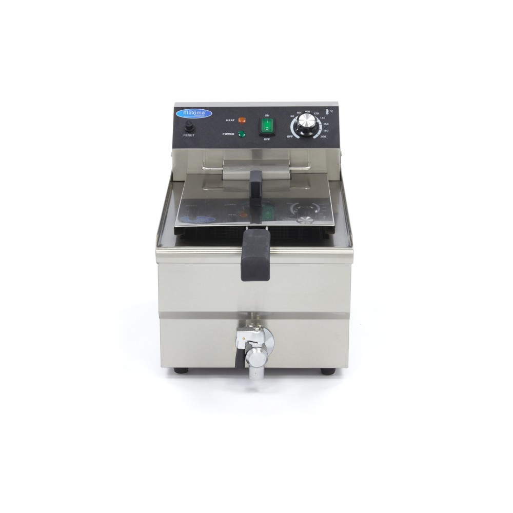 Deep Fryer - 13L - 1 Basket - with Drain Tap