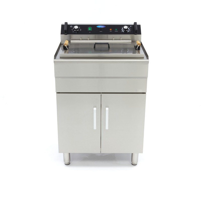 Deep Fryer - 35L - 1 Basket - with Drain Tap - 400V