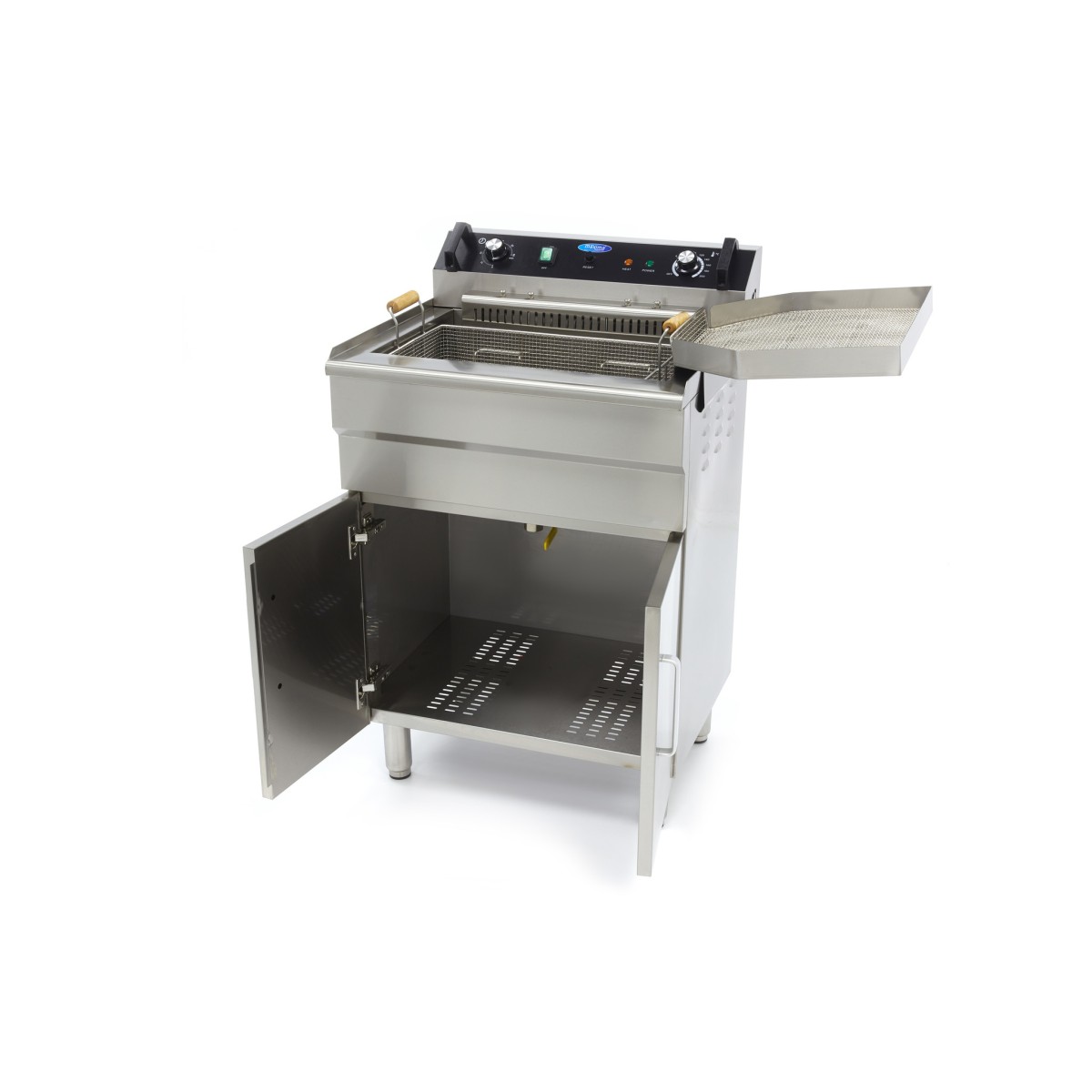 Deep Fryer - 35L - 1 Basket - with Drain Tap - 400V