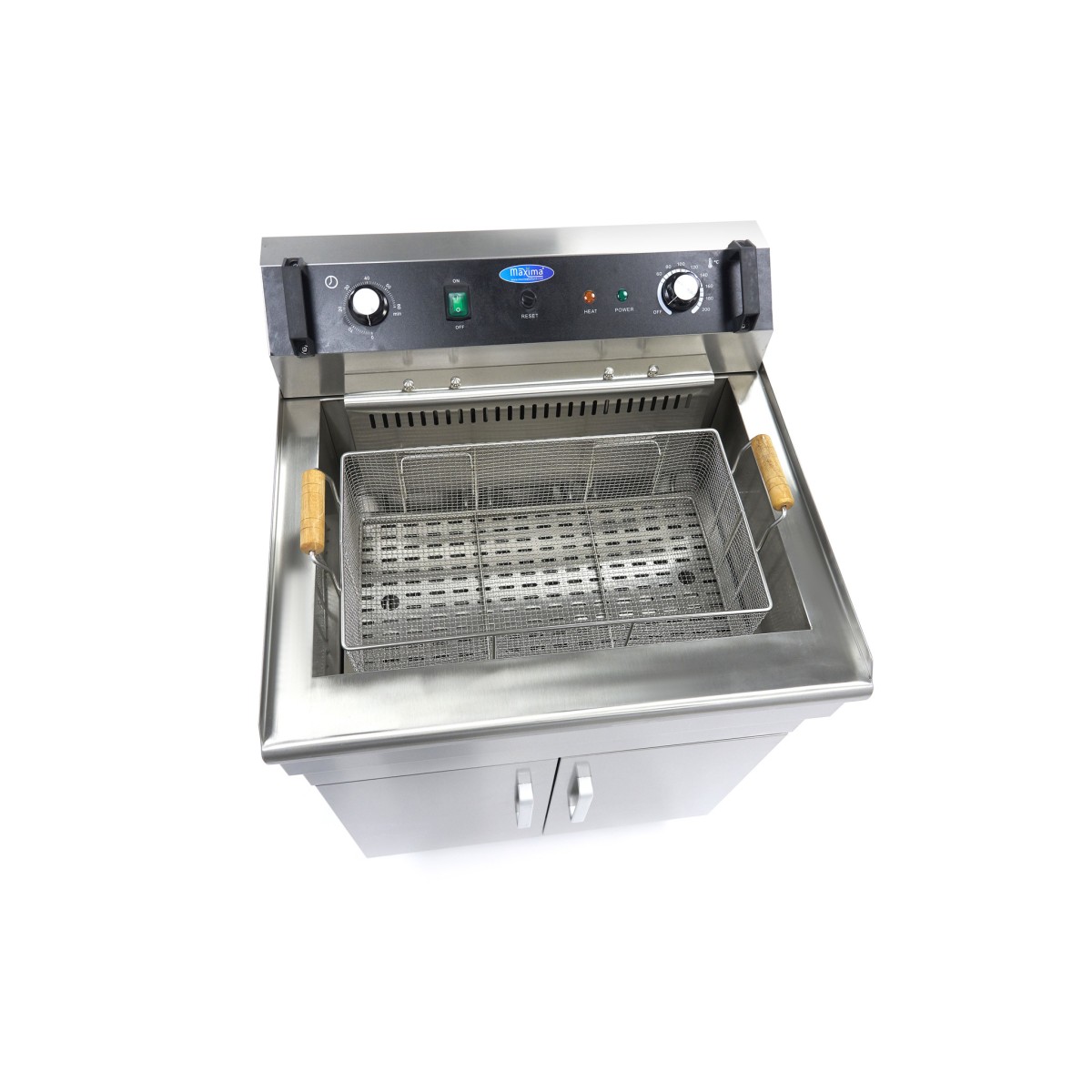 Deep Fryer - 35L - 1 Basket - with Drain Tap - 400V