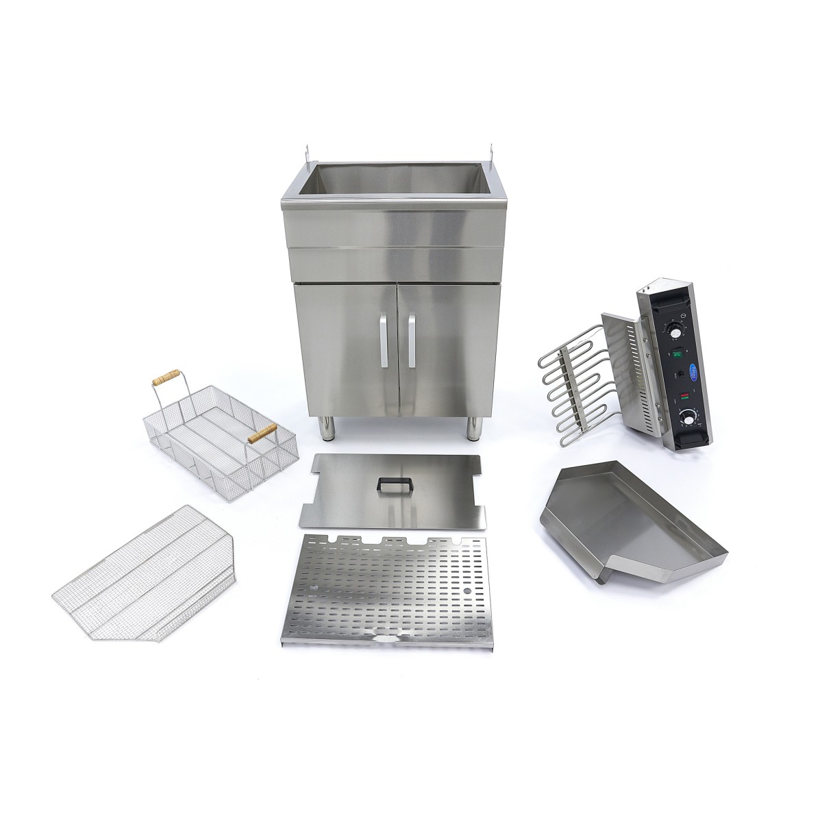 Deep Fryer - 35L - 1 Basket - with Drain Tap - 400V