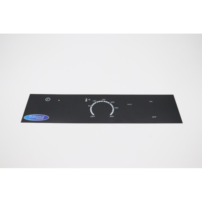 WAFFLE MAKER CORN/HOT DOG - Control Panel Sticker