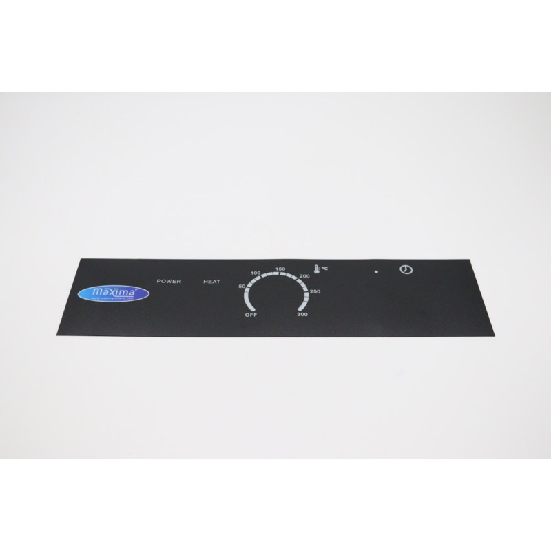 WAFFLE MAKER BRUSSELS 5X3 - Control Panel Sticker